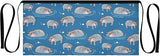 Kitchen Apron Funny Hippos | Unisex Server Apron with 3 Pockets, Adjustable for Waiters, Gardeners, Kitchen, BBQ, Painting and Restaurant Work