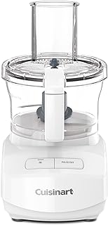 Cuisinart 7-Cup Sleek and Modern Design Food Processor with Two Easy Controls and Universal Blade for Chopping, Mixing, and Dough (White) (Renewed)