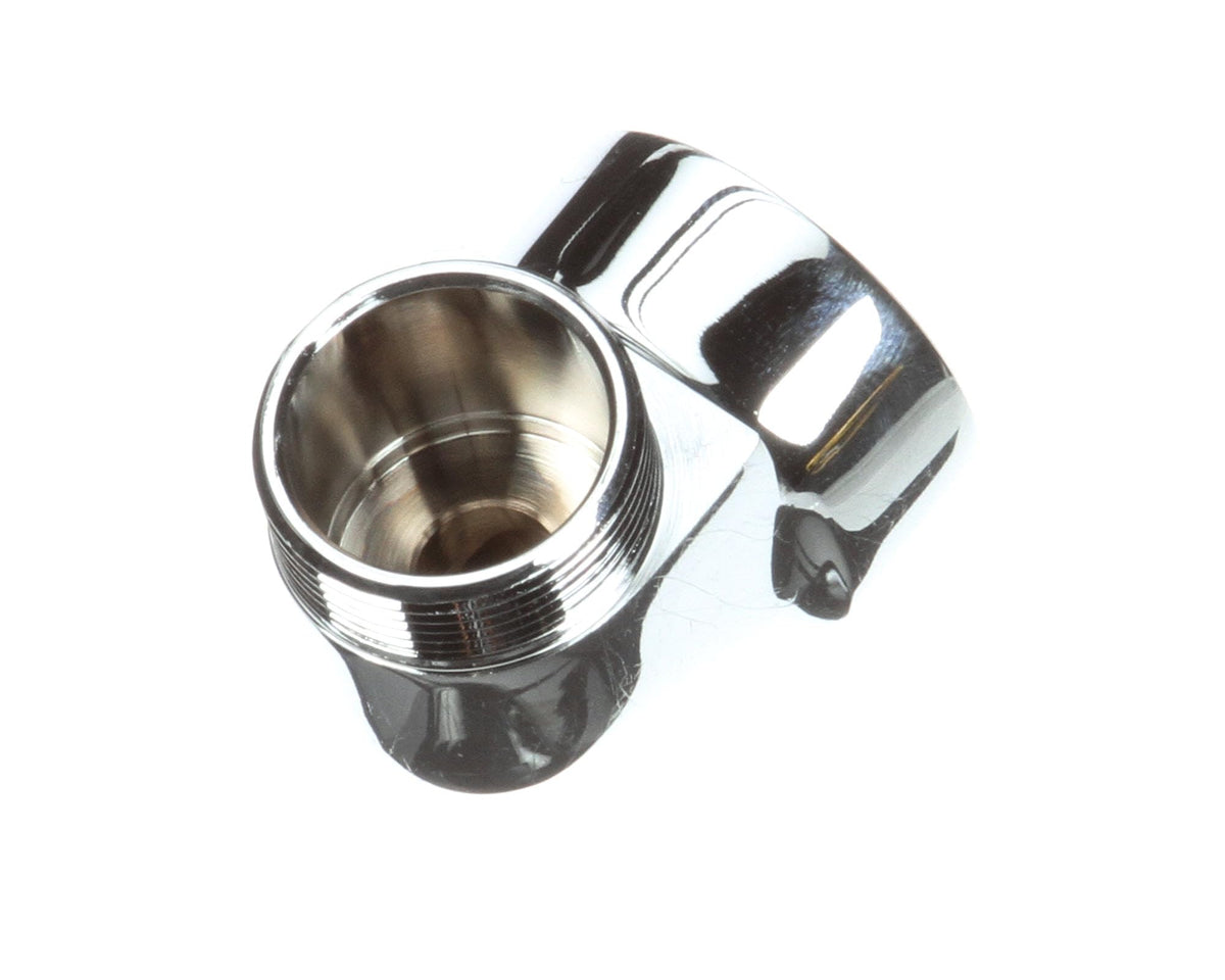 000082-40 90-Degree Workboard Faucet Elbow by T&S Brass – 1-20 UN, Brass, Chrome