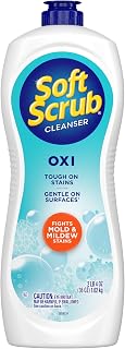 Soft Scrub Cleanser, Oxi, 36 Oz, Multi Surface Cleaner, Boosted With Borax | Lifts stubborn stains with ease, gentle on delicate surfaces, leaves no residue behind, scratch-free cleaning