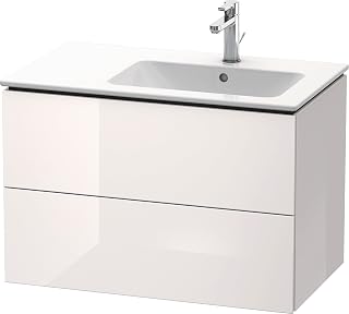 Duravit L-Cube Two Drawer Wall-Mount Vanity Unit White