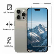 4 Pack Screen Protector for iPhone 16 Plus/iPhone 15 Pro Max [6.7 Inch] Display Tempered Glass by Generic – 6.7 inches, Tempered Glass, Transparent, Pack of 4, Model 0025