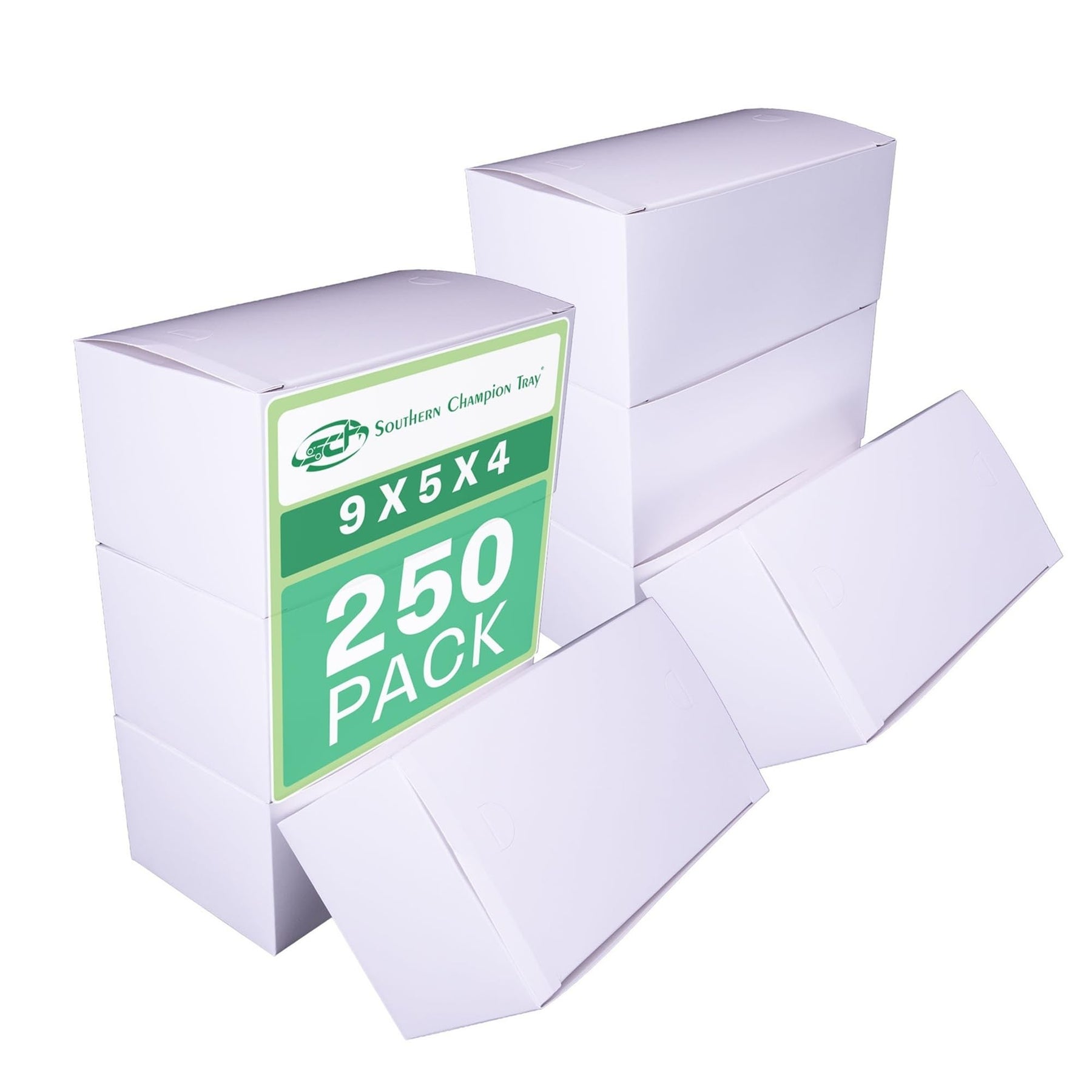 SCT Carryout Boxes, 9 x 5 x 4, White, Paper, 250/Carton