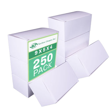 SCT Carryout Boxes, 9 x 5 x 4, White, Paper, 250/Carton