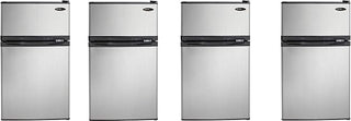 Danby DCR031B1BSLDD 3.1 cu. ft. 2 Door Compact Refrigerator, Steel (Pack of 4)