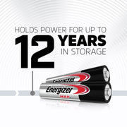 MAX AAA Batteries (24 Pack) by Energizer – 24 Count (Pack of 1), Black/Sliver