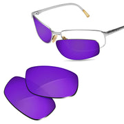 100% Precise-Fit Replacement Sunglass Lenses for Spy Optic Curtis - Polarized Deep Purple Mirror by Glintbay – Small, Polarized Deep Purple Mirror, Model S49CS-PDPM
