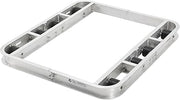 Global Industrial Aluminum Pallet Dolly with Tilt Rollers, 6000 lb. Cap., 48" x 42"