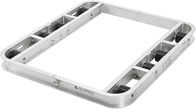 Global Industrial Aluminum Pallet Dolly with Tilt Rollers, 6000 lb. Cap., 48" x 42"