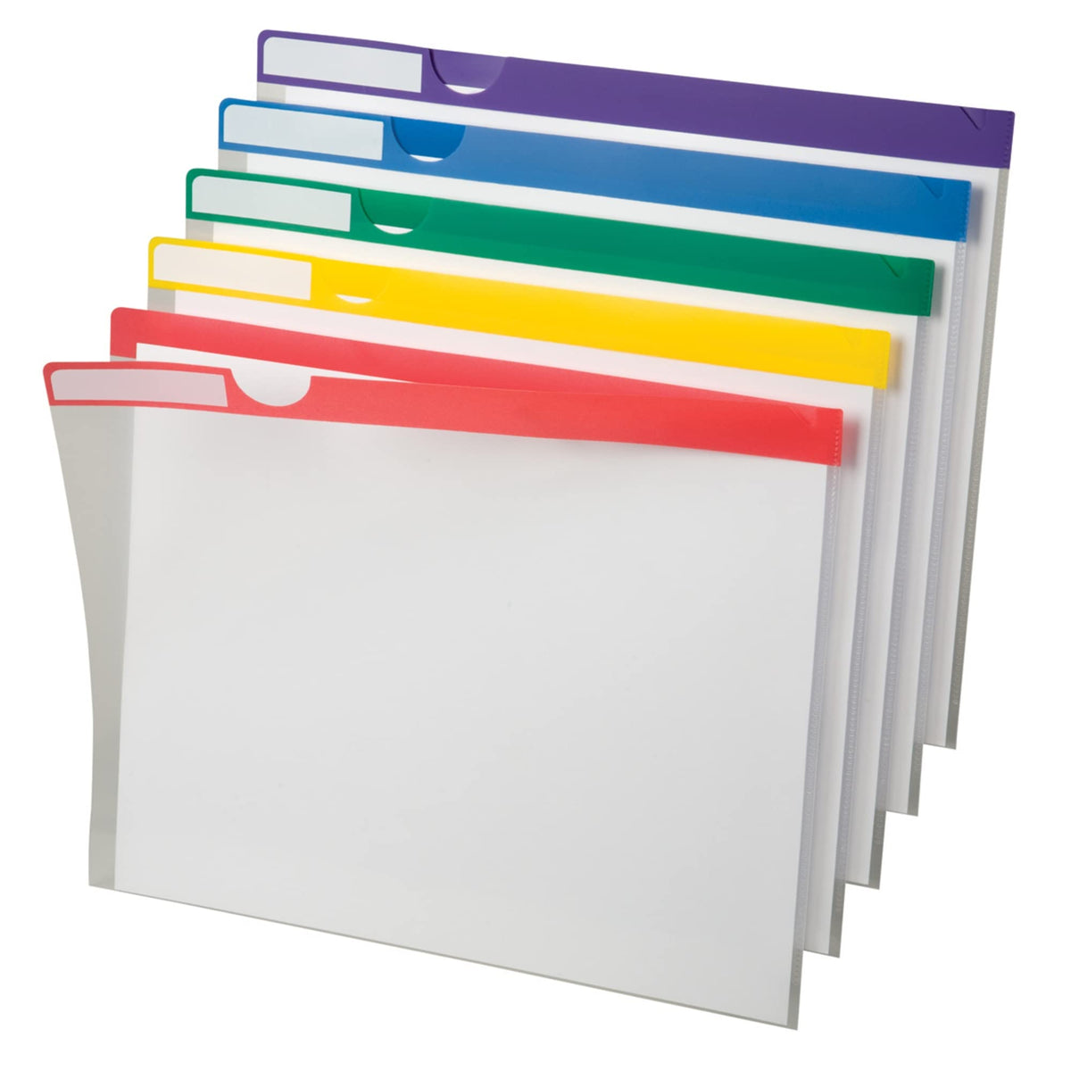 Poly Index Folders by Pendaflex – Letter, Poly, Assorted, Pack of 10, Model 50981EE