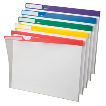 Poly Index Folders by Pendaflex – Letter, Poly, Assorted, Pack of 10, Model 50981EE
