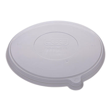 Eco-Products Recycled Flat Bowl Lids by ECO PRODUCTS – 100% Recycled Lid for All coupe and Noodle bowls, 710.0 milliliters, Recycled Plastic, Clear, Pack of 400