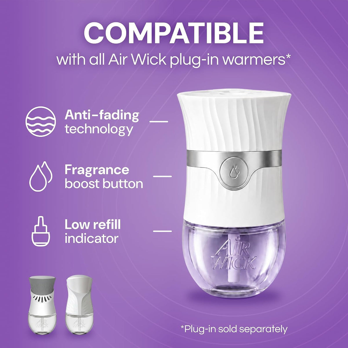 Air Wick 0.67 Fl Oz (Pack of 4) / 4 ct / Clear Electric