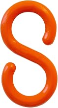 Mr. Chain S-Hook, Acetal Copolymer, 2", Traffic Orange, 10/Pk