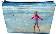 PC1135 8.5 x 6 in. Chasing Gulls Pouch Multicoloured