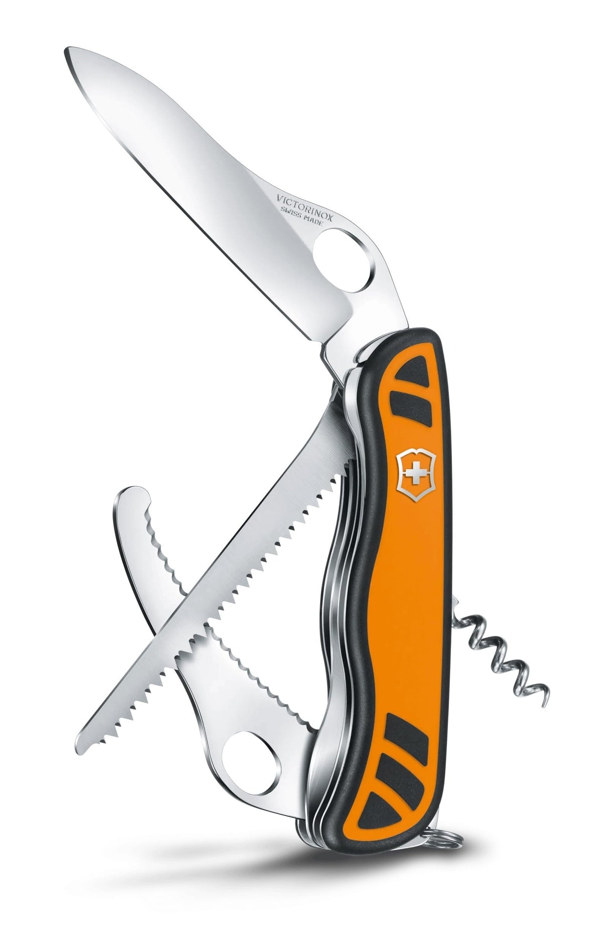 Hunter XT Grip Taschenmesser (6 Funktionen by Victorinox – Eén maat, Stainless Steel, Orange, Model 0.8341.MC9B1