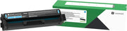 Lexmark C3220C0 Return Toner Cartridge Cyan Data