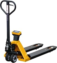 Ravas Pallet Scale Truck, 27" W x 47-1/2"L, 5000 Lb. Capacity, Yellow