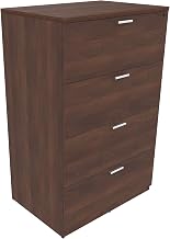 Kai by i5 Commercial 36" W 4-Drawer Lateral File L36DR4 Walnut