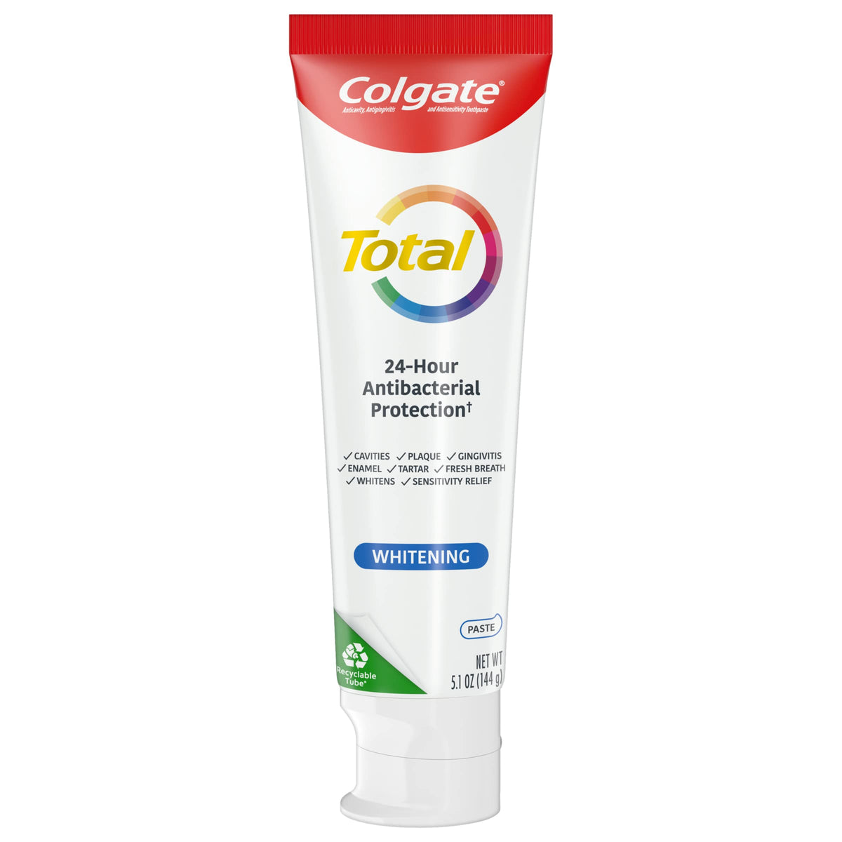 Colgate 5.1 Ounce (Pack of 2) / Whitening Paste / White Toothpaste