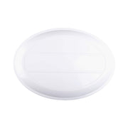 21" x 15" White Oval Heavy-Duty Melamine Plastic Serving Platter by Elite Global Solutions – 21" x 15", Melamine, White, Model M2115OV-W