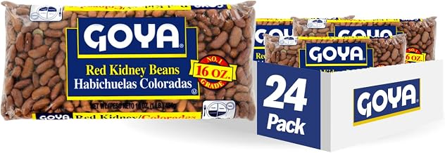 Goya Foods Red Kidney Beans, Dry, 16 Ounce (Pack of 24)