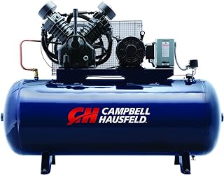 Campbell Hausfeld 120 Gallon Horizontal Stationary Air Compressor, 10 HP, 2‑Stage, 230V