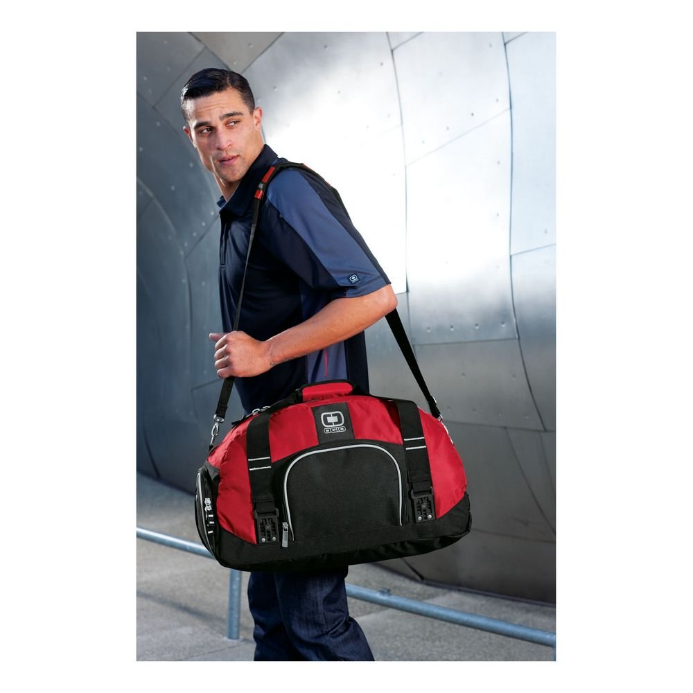 Big Dome Duffle Bag (Navy) by OGIO – 14 x 21 x 12-Inch, 57.8 liters, 600D polyester/420D dobby polyester, Navy, Model 108087.04