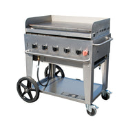 Portable Gas Griddle by Crown Verity – Stainless Steel, Multicolor, Model MG-36