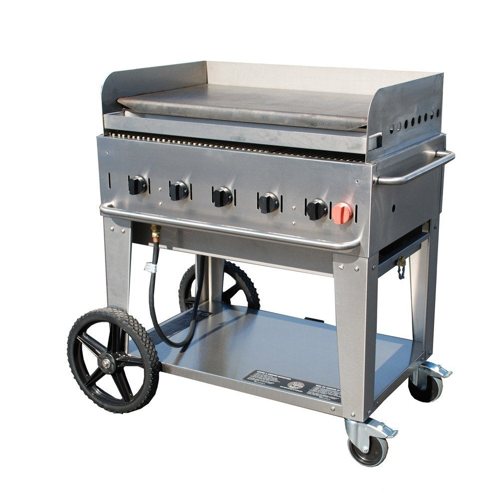 Portable Gas Griddle by Crown Verity – Stainless Steel, Multicolor, Model MG-36