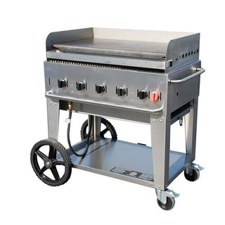 Portable Gas Griddle by Crown Verity – Stainless Steel, Multicolor, Model MG-36