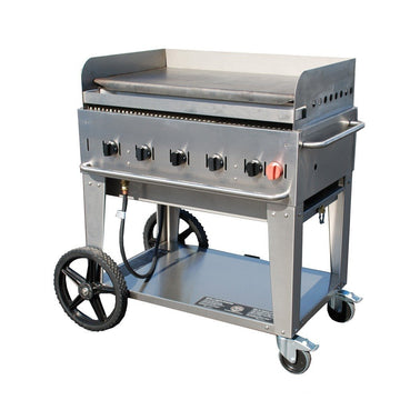 Portable Gas Griddle by Crown Verity – Stainless Steel, Multicolor, Model MG-36