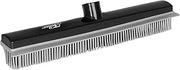 Fuller Brush Rubber Broom – for Carpets Floors Stairs Upholstery – Electrostatic Action Removes Pet Hair Lint Fuzz Dirt Particles – Built-in Squeegee Tackles Wet Messes (Broom Head)