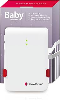 Bellman & Symfon Bellman Baby Monitor Transmitter - Home Alerting Device for Hearing Loss | Detects Baby Cries and Sends Reliable Wireless Notifications through the Visit Smart Home System for Added Peace of Mind.