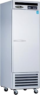 Kool-It KBSF-1 Stainless Steel Single Door Freezer Bottom Mount Compressor, 26-51/64" Width x 82-89/128" Height x 31" Depth