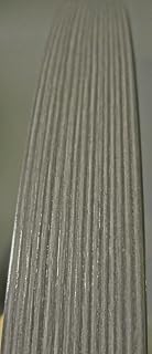 Gray Cedar Lamitech 1465 Embossed Grain PVC edgebanding 15/16" x 120'' nonglued