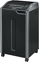 Fellowes Powershred 425Ci 100% Jam Proof Commercial Grade Manual 30-Sheet Cross-Cut Paper Shredder, TAA Compliant (38425), Black