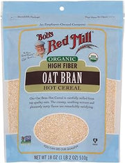 Bob's Red Mill Cereal Oat Bran Organic 18.0 OZ (Pack of 6)
