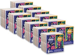 Kleenex KCC46651 On The Go Packs Facial Tissues, 12 Pack Case