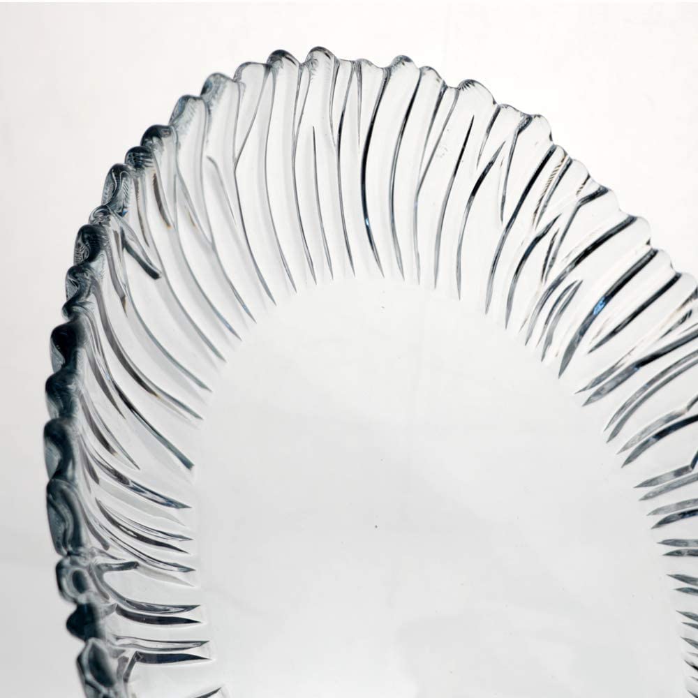 Appetizer Plates by Pasabahce – Large, Glass, Transparent, Model 10499 L