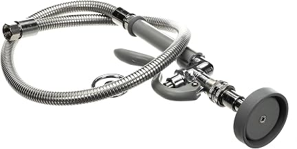 T&S Brass B-1410 Spray Assembly 3-Feet Stainless Steel Hose with Quick Disconnect Spray Valve