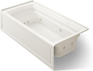 Kohler K-1124-XGHRA-96 Archer Bathtub, Biscuit