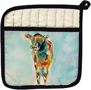 Betsy Drake PT066 Betsys Cow Pot Holder