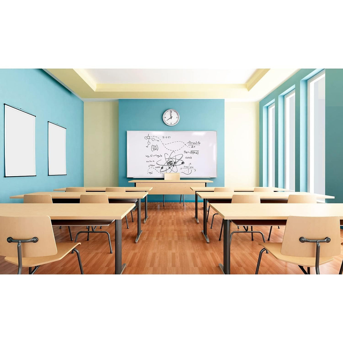 Ghent Aluminum Frame / 49"W x 36.5"H / 1 Dry Erase Boards
