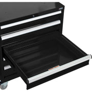Mobile Modular Drawer Cabinet by Global Industrial – Alloy Steel, Black, Model 298447BK