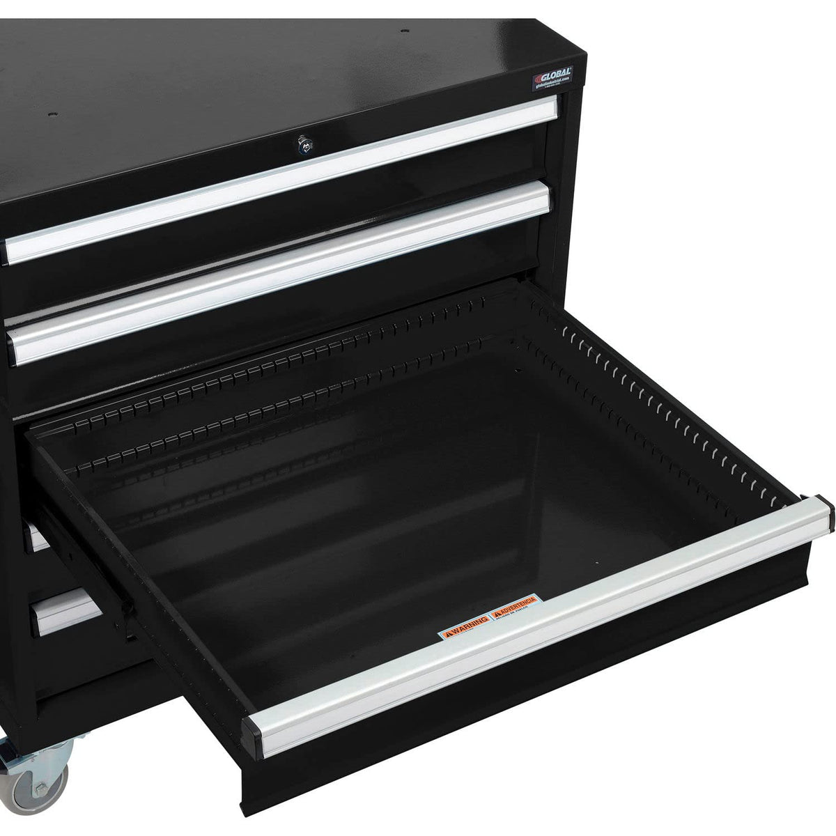 Mobile Modular Drawer Cabinet by Global Industrial – Alloy Steel, Black, Model 298447BK