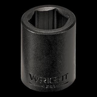 Wright Tool 38-16MM 3/8" Drive 6 Point Standard Metric Impact Socket, 16mm