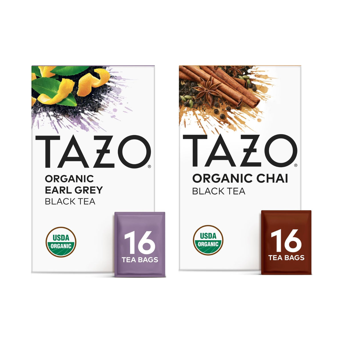 Tea Bags by TAZO – 16 Count (Pack of 2), Pack of 2