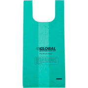 Pet Waste Plastic Bags With Tie-Handles by Global Industrial – 1 Count (Pack of 1), Plastic, Green, Model 695798