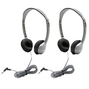Personal Stereo Headphones Leatherette Ear Cush W/O Volume by HamiltonBuhl – Faux Leather, Model HECMS2L-2